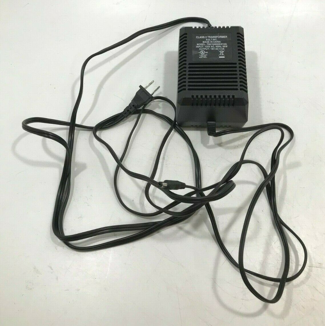 New Ault T66194000K010G Class 2 Transformer 19VAC 4A Power Supply Adapter Charger Specification: Brand:AULT